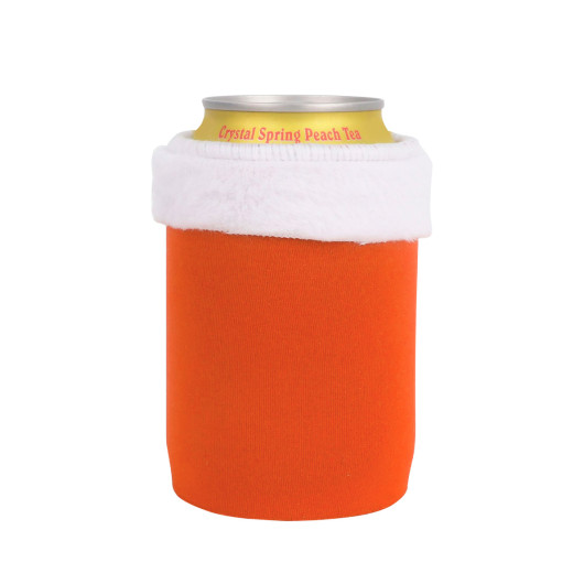Orange Christmas Stubby Coolers